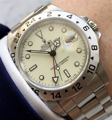 rolex explorer 2 cream|explorer 2 rolex price.